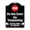 Signmission Designer Series-Do Not Enter 24 Hour Video Surveillance Heavy-Gauge Aluminum, 24" H, BW-1824-9982 A-DES-BW-1824-9982 - alternate 1